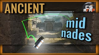 ANCIENT: Easy mid nades (for T- and CT-side) | CS afap