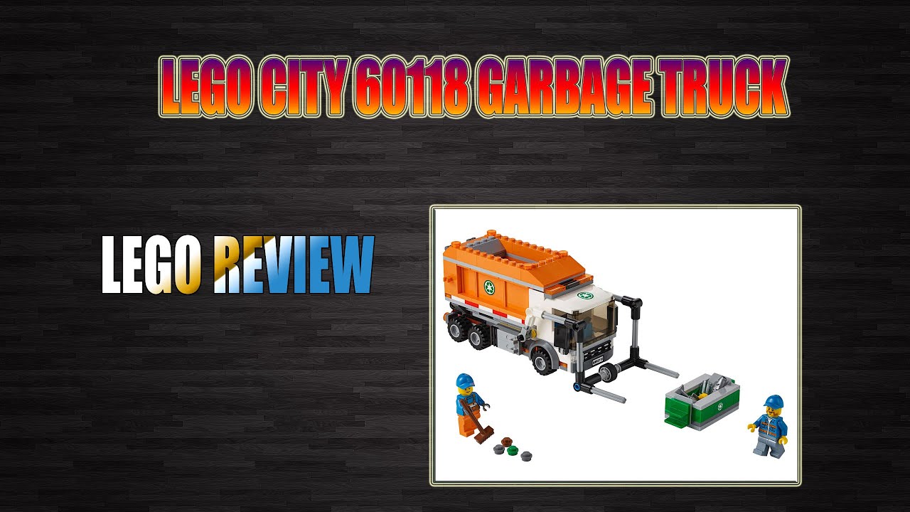 LEGO CITY 60118 GARBAGE TRUCK