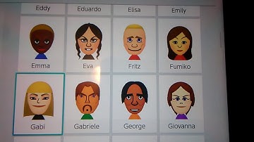 All 100 Wii Sports Resort Miis!