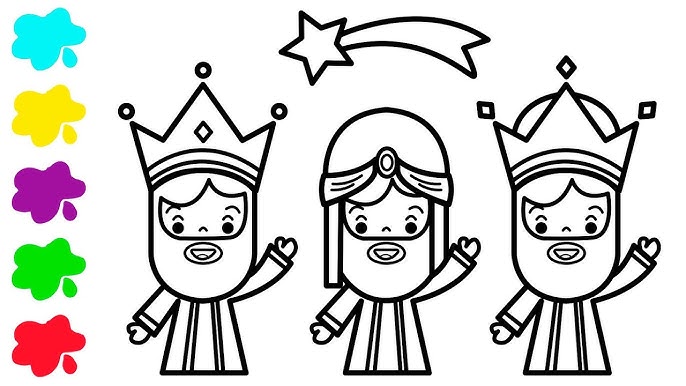 Dibuja y colorea a los REYES MAGOS 🤴👳🏿🤴 Vídeos para niños - YouTube dibuja-y-colorea-a-los-reyes-magos-v-deos-para-ni-os-youtube