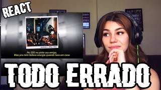 Todo Errado - Djonga [REAÇÃO REACT]