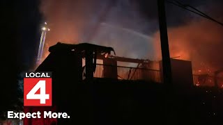 Apartments destroyed in Van Buren Township fire