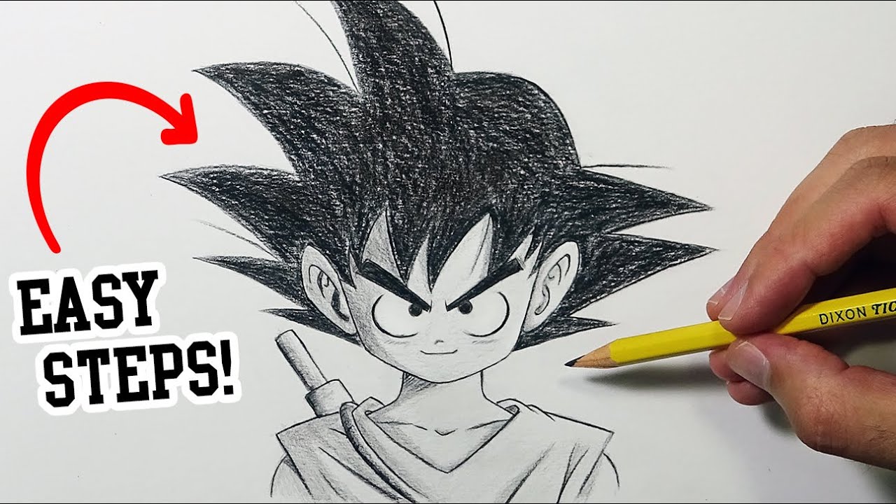 HOW TO DRAW GOKU 