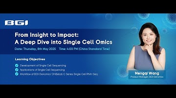Webniar Alert: From Insight to Impact: A Deep Dive into Single Cell Omics
