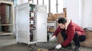 Industrial 3 Phase Voltage Stabilizer High Power With Servo Motor