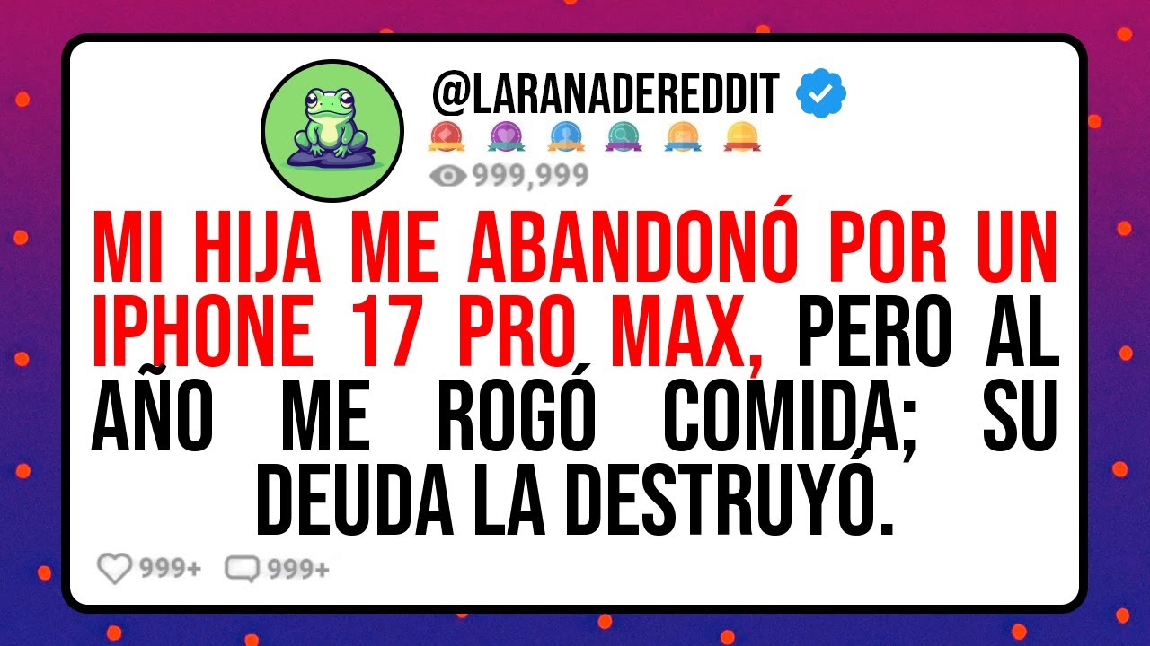 Mi HIJA me abandonó por un IPHONE 17 PRO MAX, pero al año me rogó comida; su deuda la destruyó.