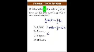 Fraction - Word Problem #shorts #fraction #wordproblems #mathpractice