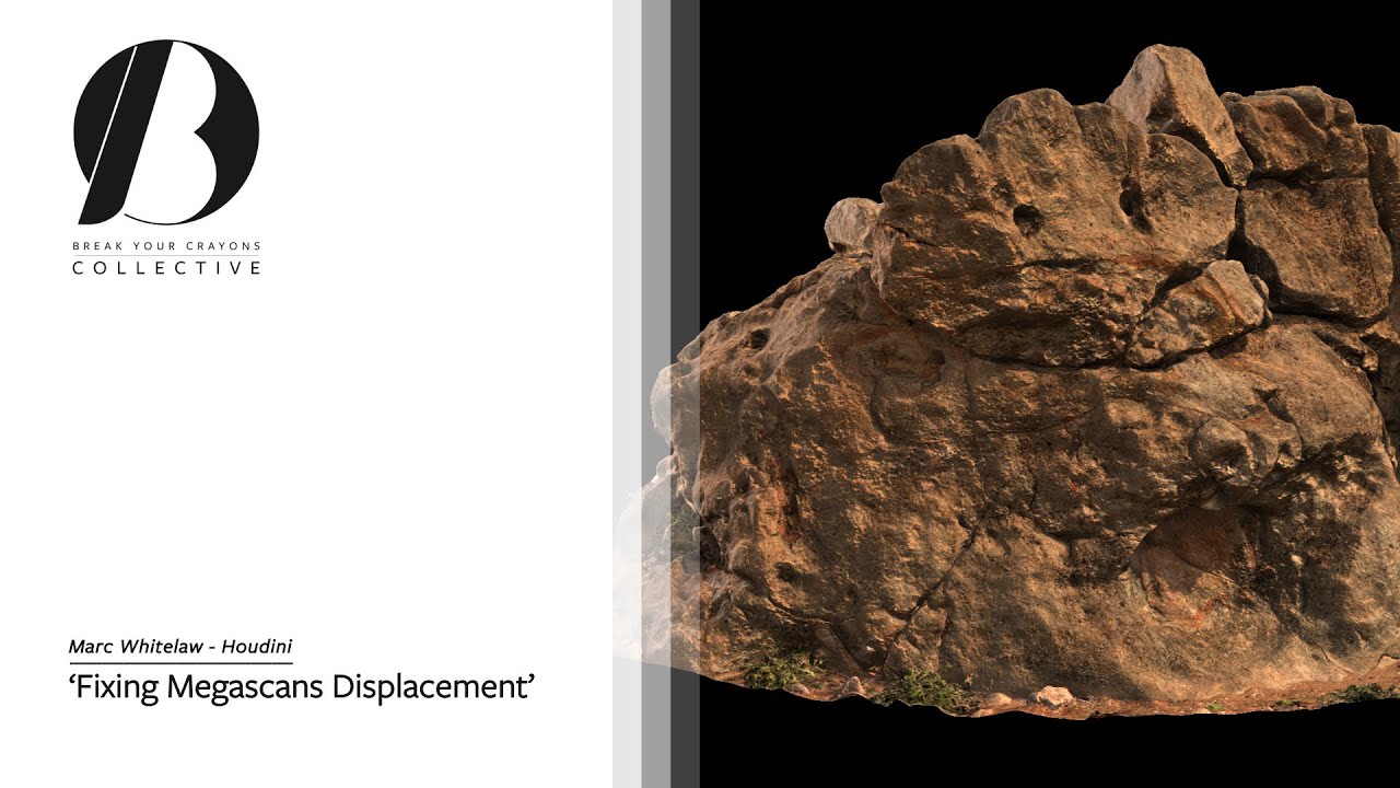 Houdini: 'Fixing' Megascans Displacement Issue w/Redshift