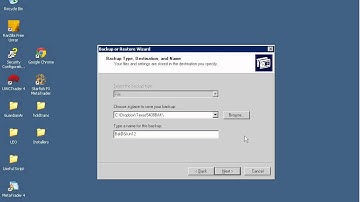 Perform Backup of Important folders on Windows 2003 Server