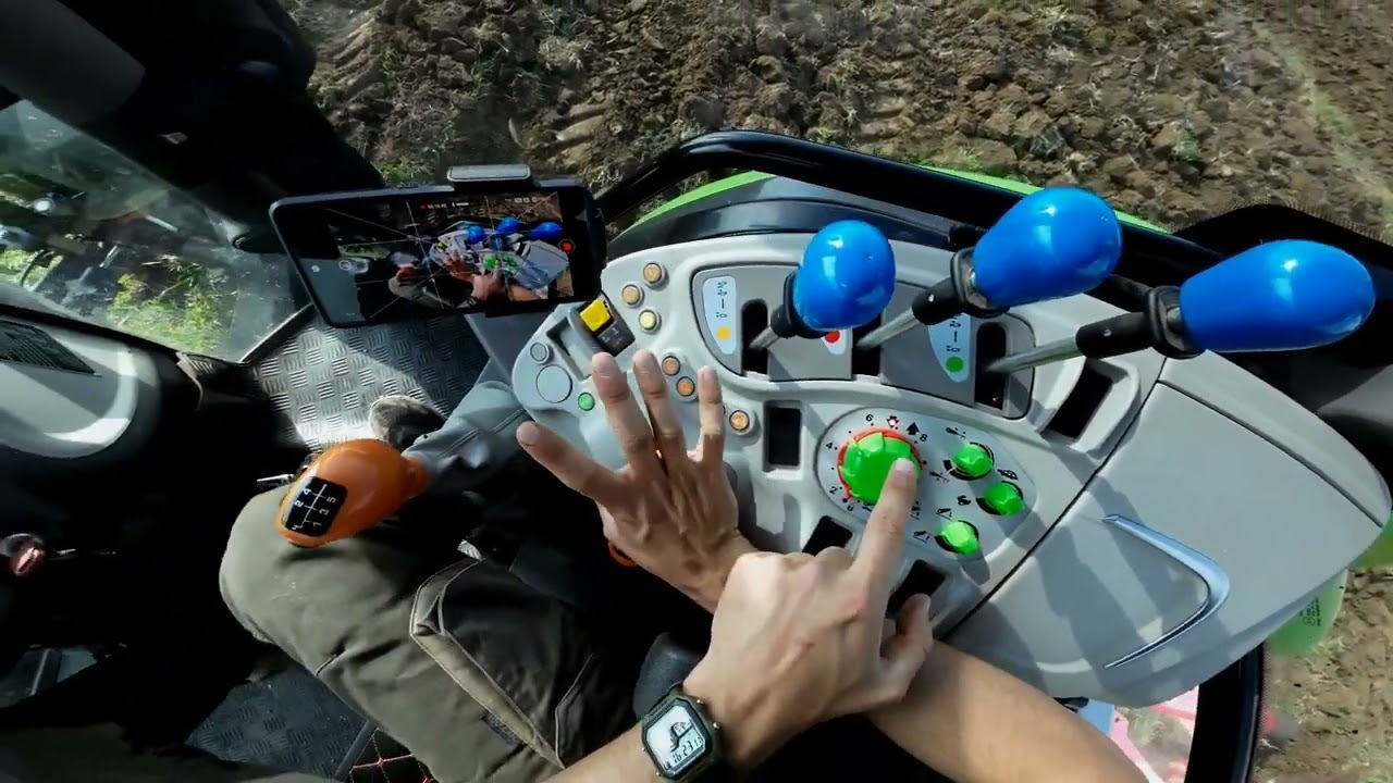 Deutz 5095G Ünlü pullukla nadas.