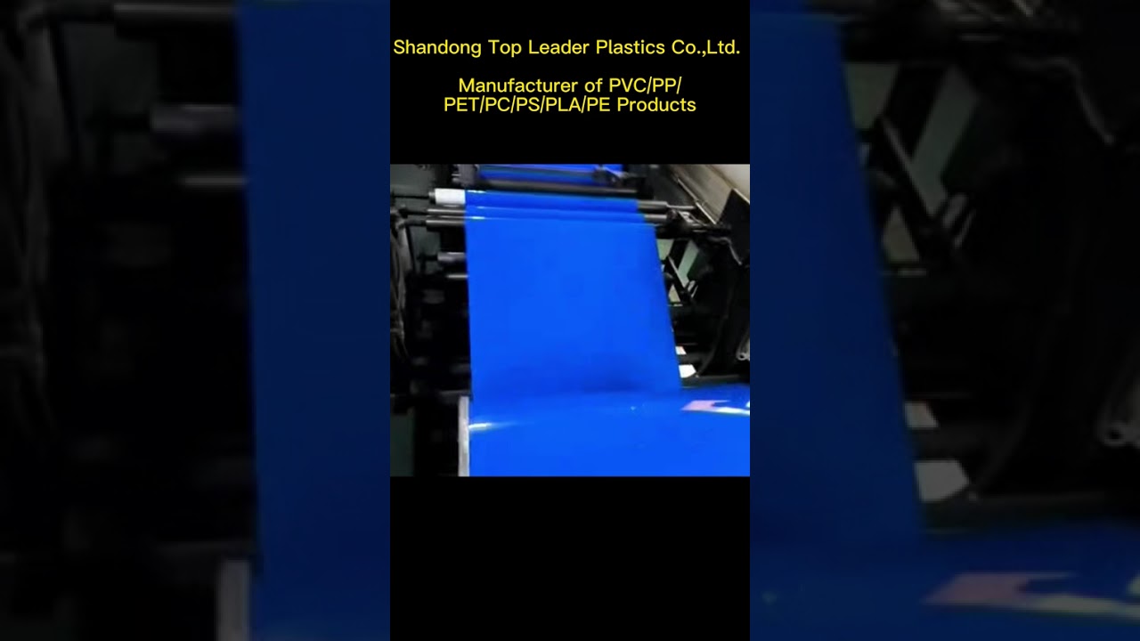 Royal Blue Colored PVC Rigid Film