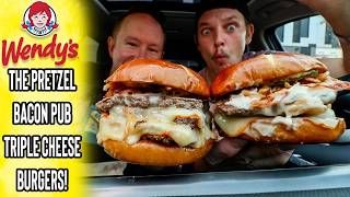 Is Wendy's Pretzel Bacon Pub Triple Cheeseburger Worth $10.49 | Number Six With Cheese
