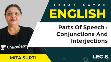Parts of Speech : Types of Conjunctions And Interjections | L:8 | English | AAI 2021 Exam (ATC)