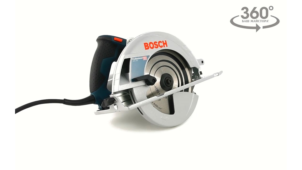 360 видео изглед: Трион циркулярен BOSCH GKS 190