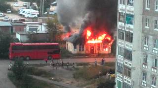 Видео Пожар 15.07.2015 Кохма владимирская улица от posted2009, Владимирская улица, Кохма, Россия