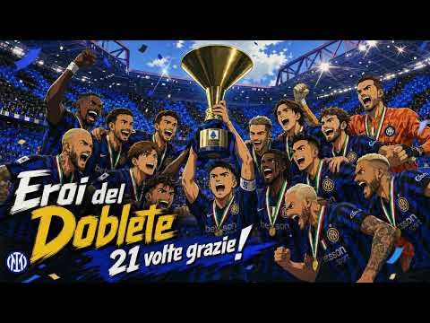 Video Eroi del Doblete, 21 volte grazie - Canzone Inter per il 21° Scudetto.