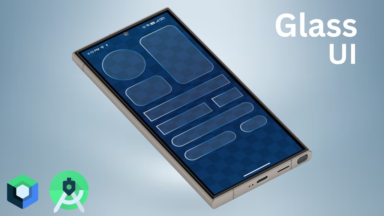 Glow Glassmorphism UI in Jetpack Compose 🔥 | Neon Border Android UI ...