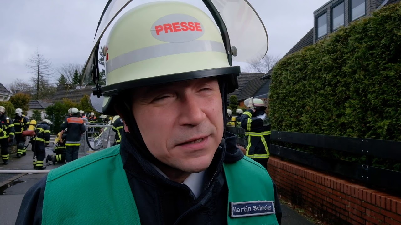 Dachstuhlbrand in Langenhorn