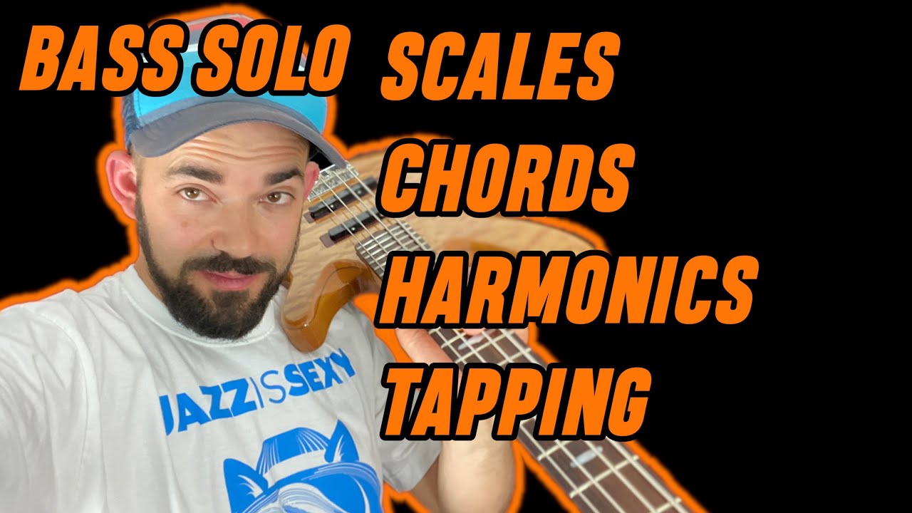 SCALES, CHORDS, HARMONICS AND TAPPING // ELECTRIC BASS SOLO BY AXEL