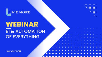 Lumenore Demo Day | BI and Automation of Everything | Keynote