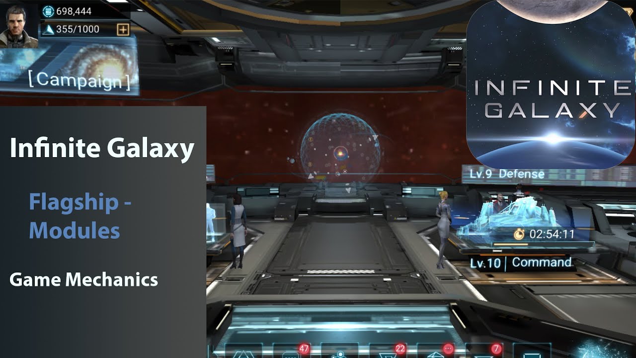 Infinite Galaxy - Flagship Modules - Weapons and Protective