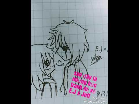 Video E.J x jeff và những bức tranh cute :)))#1 - youtube