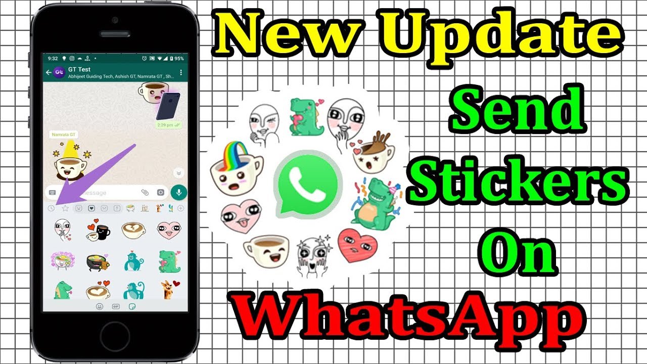 Stickers on WhatsApp - Activation Tutorial Hindi - YouTube