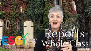 Reports - Whole Class (Zinfandel)