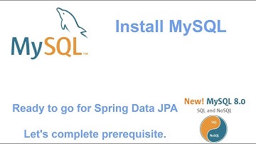 Install MySQL most used DB of industry