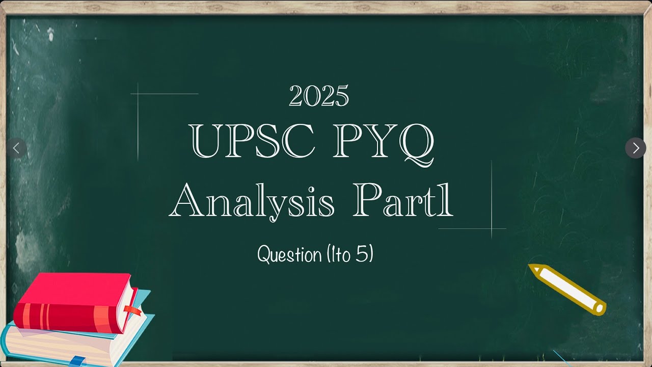 UPSC pyq analysis 2025 | UPSC prelims tricks - YouTube