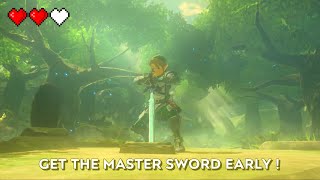 Master Sword Glitch Tutorial: No Hearts Required!⚔️watch till the end #zelda #botw #breathofthewild
