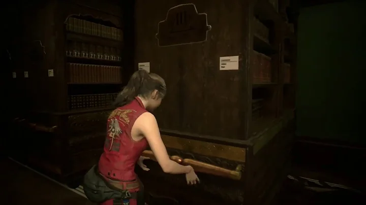 Resident Evil 2 Remake - Library Shelf Puzzle...sort of - Claire B - Standard