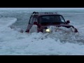 iceland 4x4 video in deep water