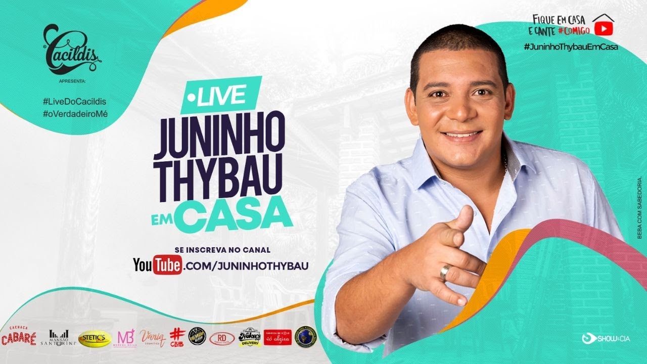 Juninho Thybau Em Casa | #FiqueEmCasa e Cante #Comigo