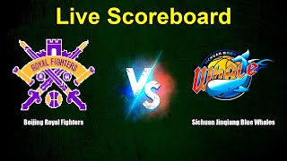 Beijing Royal Fighters vs Sichuan Jinqiang Blue Whales Live Score - China Basketball Association