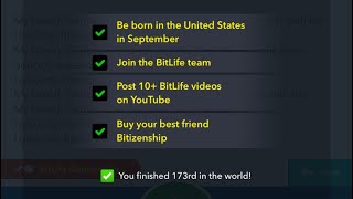 I completed the Bitlife Birthday Challenge! Step by step guide . screenshot 5