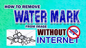 How to remove water mark from image in coreldraw tutorial