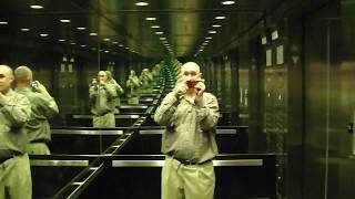 Westinghouse Traction elevator @ Ballpark Hilton West St. Louis MO