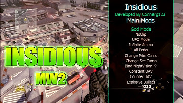 [MW2/1.14] Insidious SPRX Mod Menu