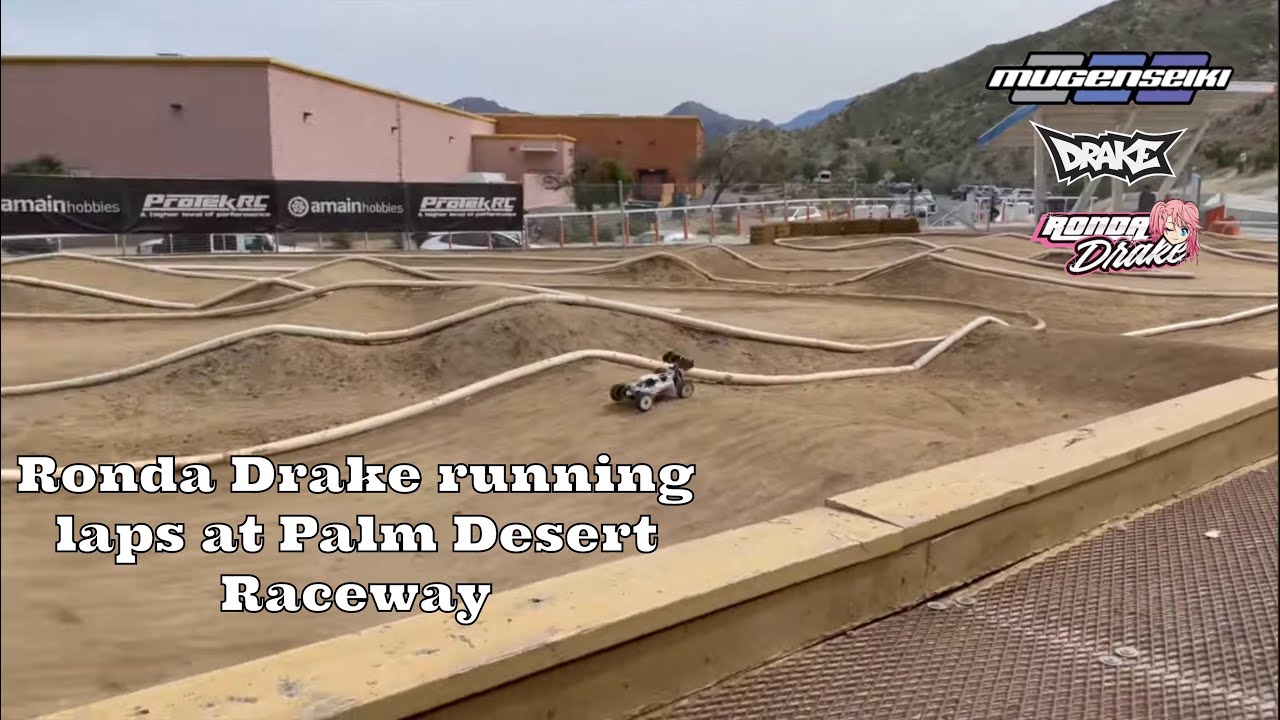 Ronda Drake running laps at Palm Desert Raceway - YouTube