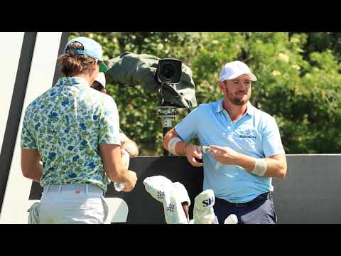 Tommy Townsend reunites with longtime friend Sam Horsfield at the 2023 LIV Golf Orlando