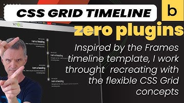 Create a flexible CSS Timeline Grid with Bricks Builder