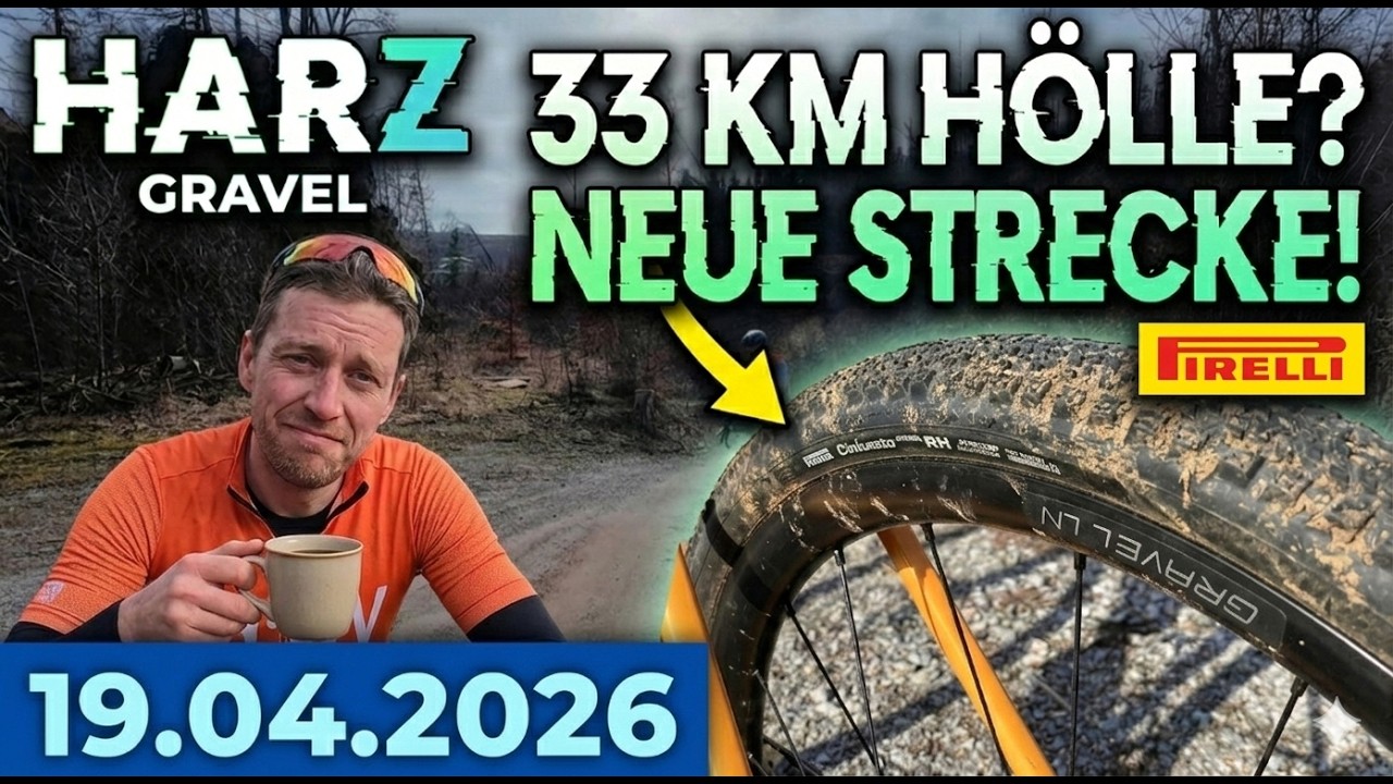 HarzGravel 2026: Daniel vs. Schlafmangel! 😱 Test der neuen Pirelli Cinturato Gravel RH