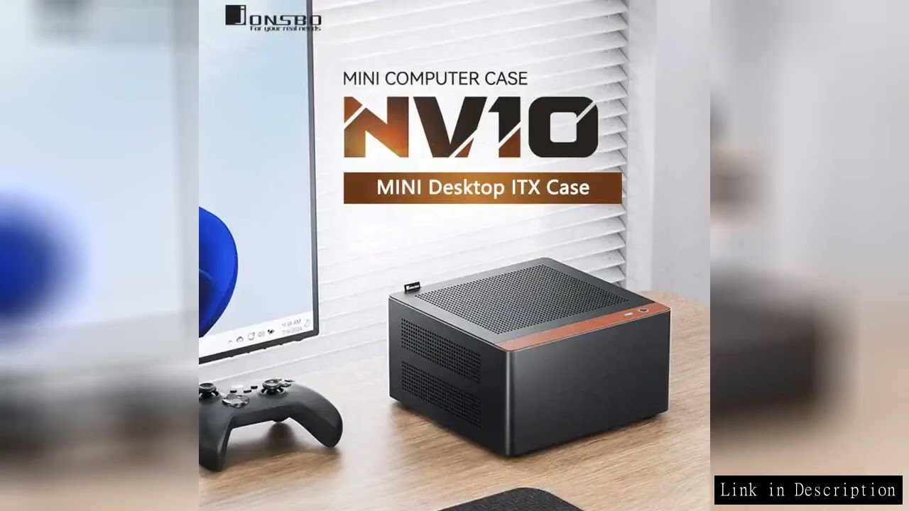 JONSBO NV10/N10 Desktop MINI-ITX Case,Aluminum alloy shell/compatible with 1U FLEX power supply/4.5L