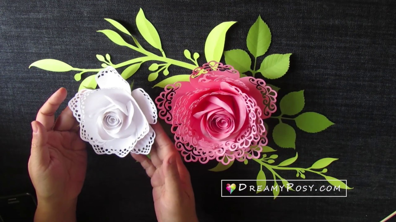 dreamyposy paper flower tutorials youtube paper flower tutorial youtube