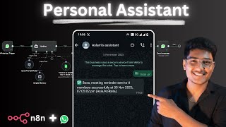 Personal AI Assistant – Automate Meetings, Callbacks & Daily Tasks | n8n + WhatsApp + Google Sheets