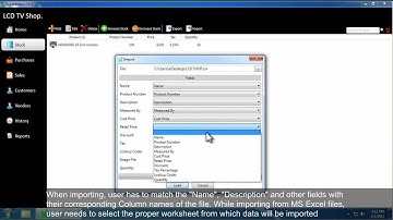 TradeMeters POS Stock Module Inventory Management-Import Inventory Data