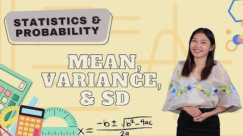 Mean, Variance, and Standard Deviation