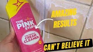 HOW TO CLEAN TILES WITH THE PINK STUFF | KITCHEN DEEP CLEAN #springclean  #cleaningmotivation