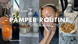 relaxing pamper routine: skin-care & hygiene, clear skin, self care